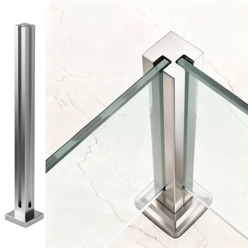 304 Stainless Steel Glass Railing Post 304 Stainless Steel Glass Railing Post