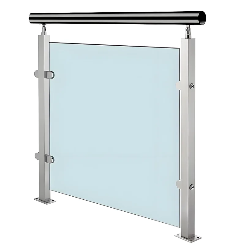 Custom 304 Stainless Steel Glass Balustrade Post