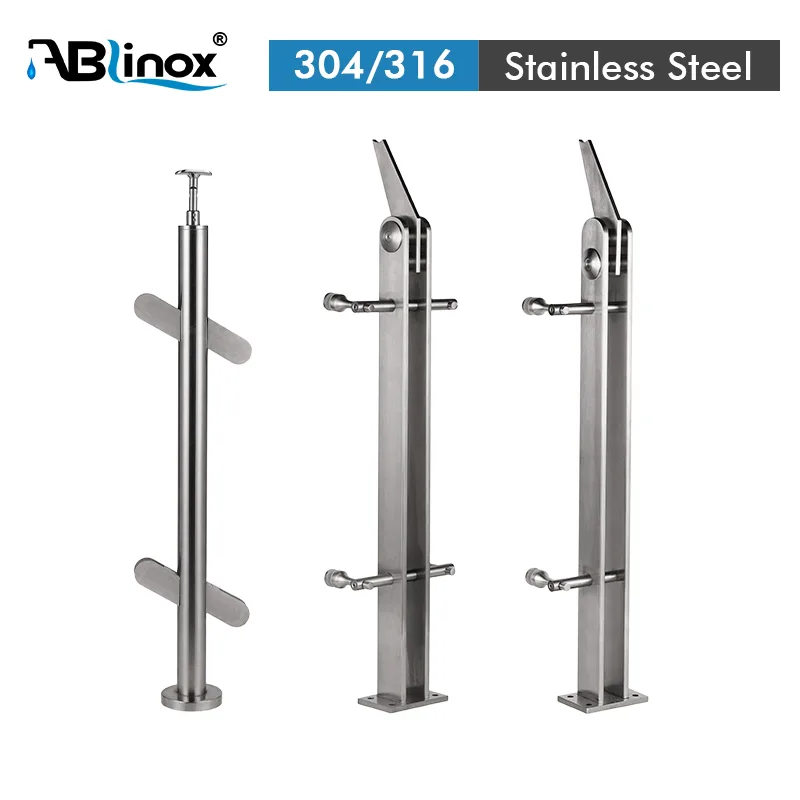 316 Stainless Steel Glass Balustrade Post 316 Stainless Steel Glass Balustrade Post