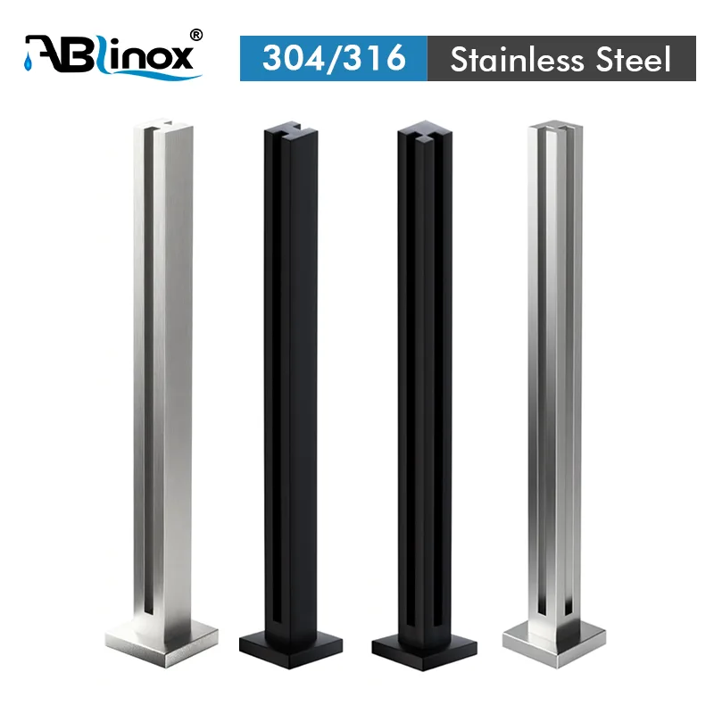 304 Stainless Steel Glass Railing Post 304 Stainless Steel Glass Railing Post