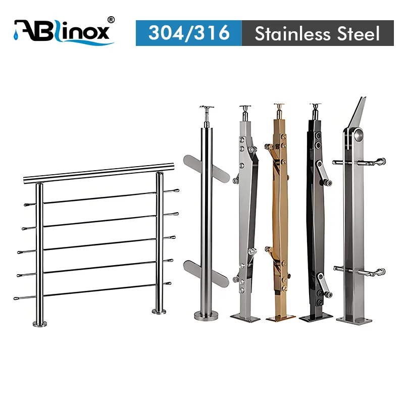 304/316 Stainless Steel Glass Balustrade Post 304/316 Stainless Steel Glass Balustrade Post