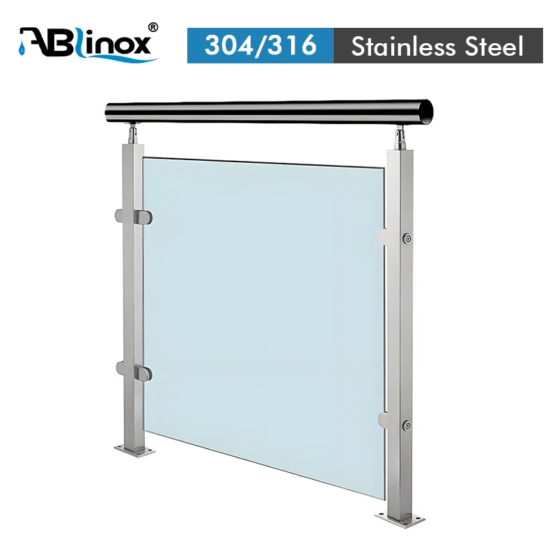 Custom Stainless Steel Glass Balustrade Post