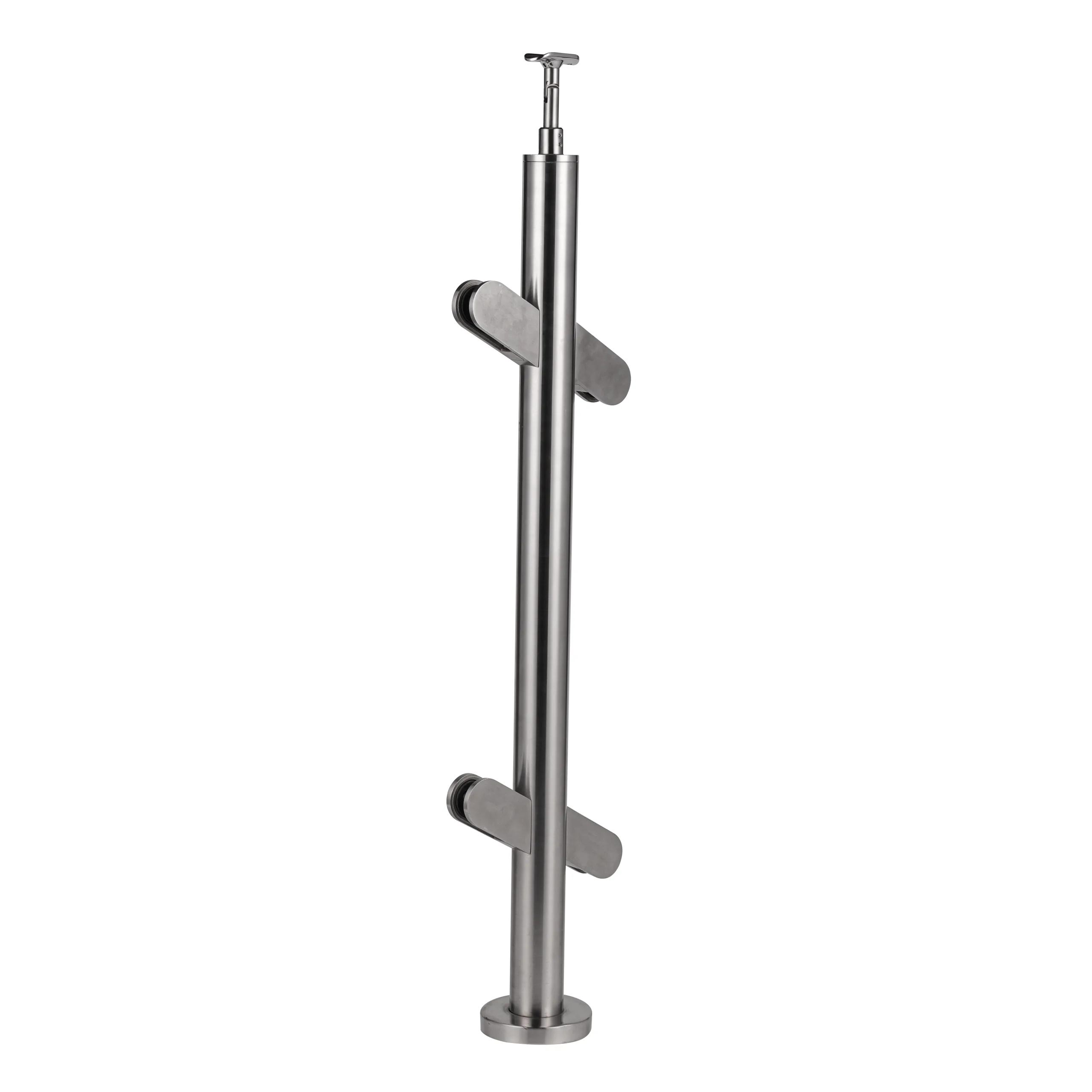 304 Stainless Steel Balustrade Post with Glass Clamp 304 Stainless Steel Balustrade Post with Glass Clamp