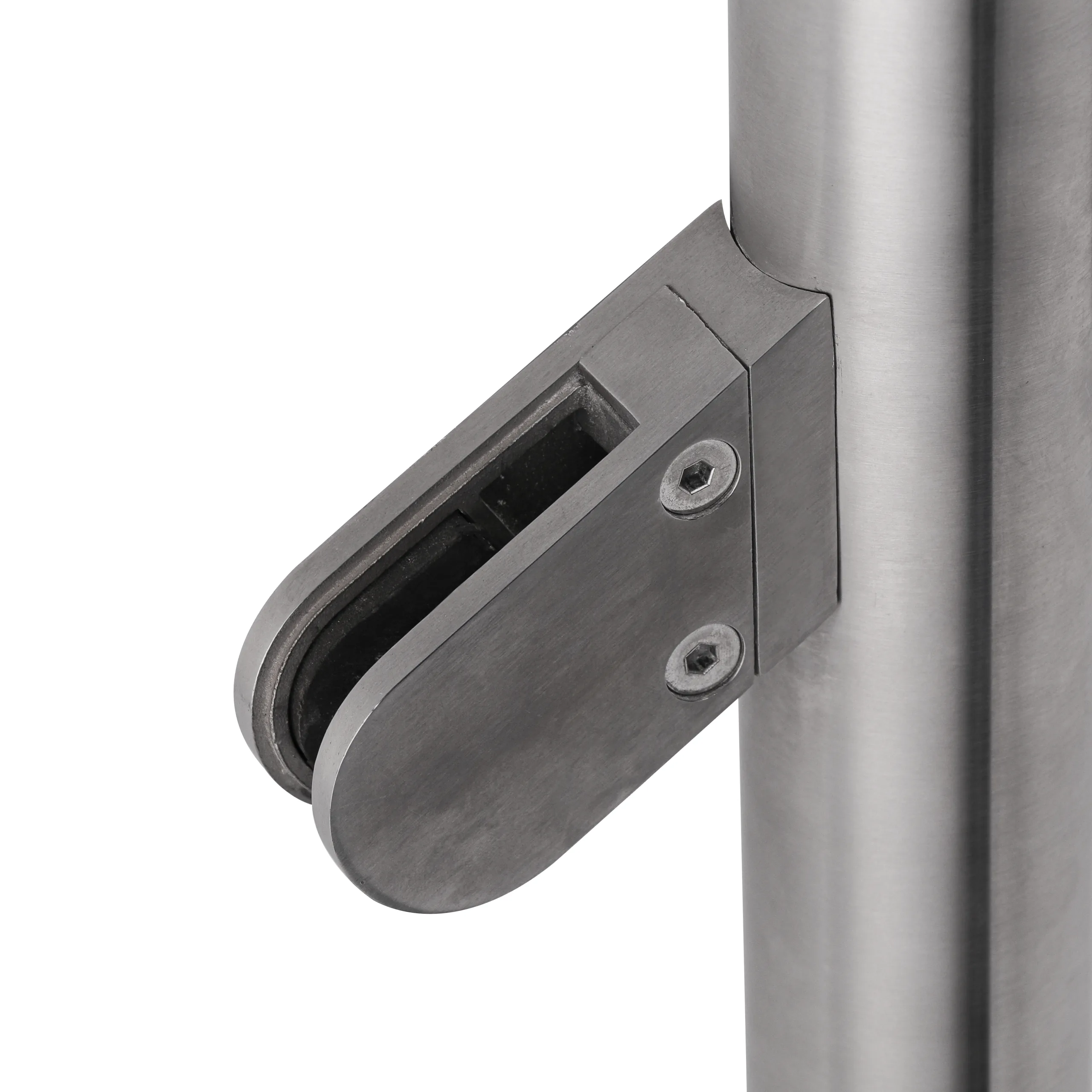 304 Stainless Steel Balustrade Post with Glass Clamp 304 Stainless Steel Balustrade Post with Glass Clamp