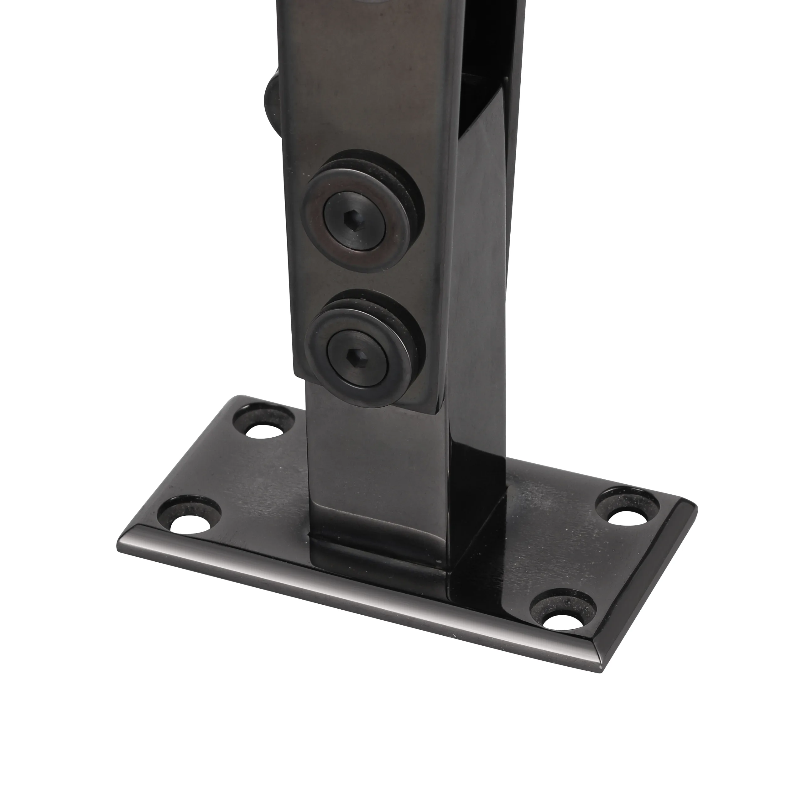 Custom 316Stainless Steel Balustrade Post with Glass Clamp Custom 316Stainless Steel Balustrade Post with Glass Clamp