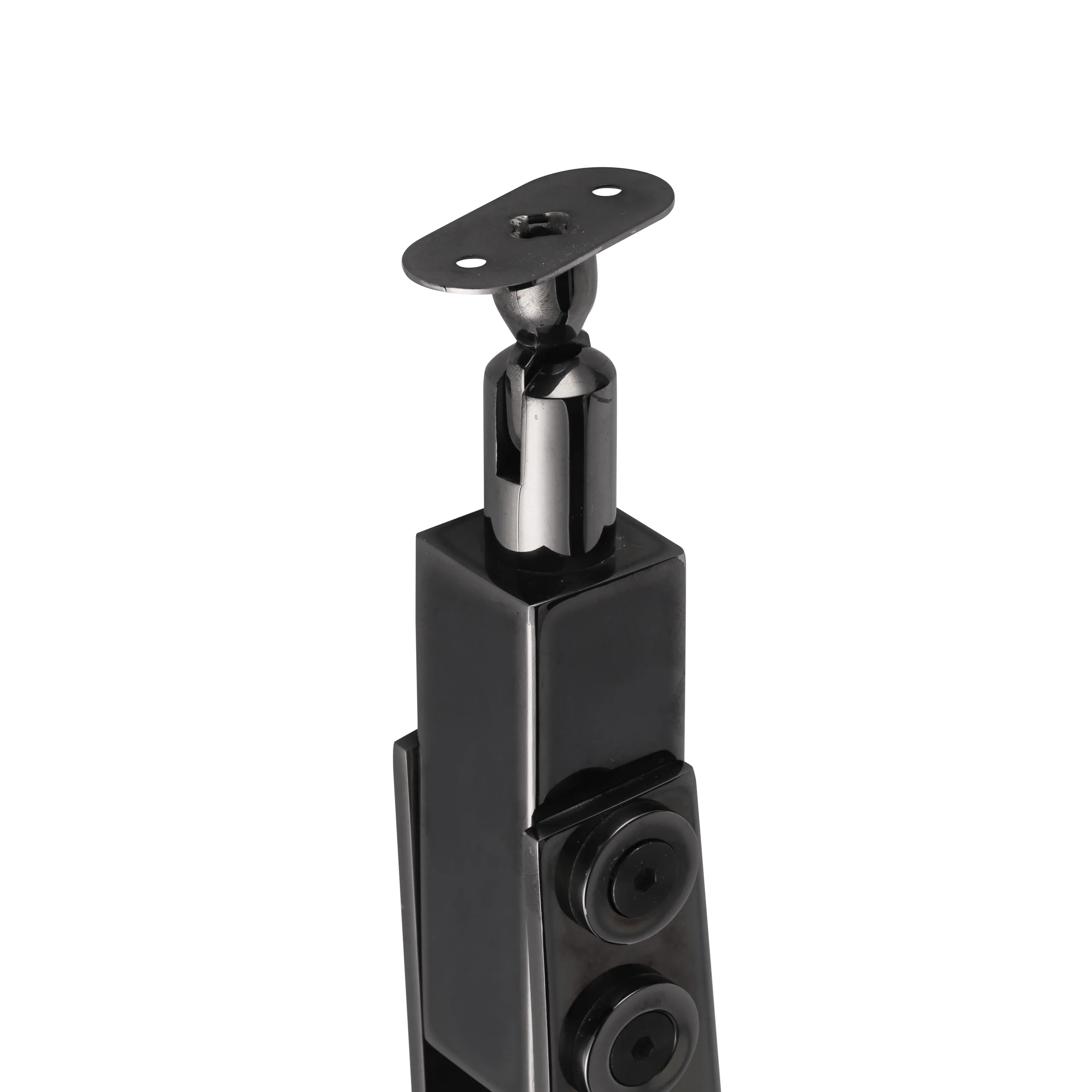 Custom 316Stainless Steel Balustrade Post with Glass Clamp Custom 316Stainless Steel Balustrade Post with Glass Clamp