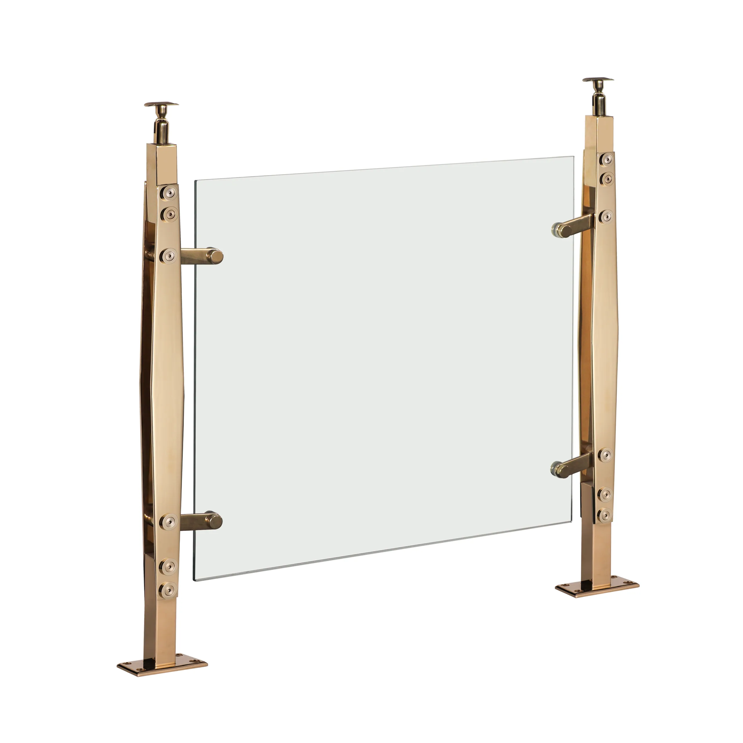 Stainless Steel Balustrade Post with Glass Clamp Stainless Steel Balustrade Post with Glass Clamp