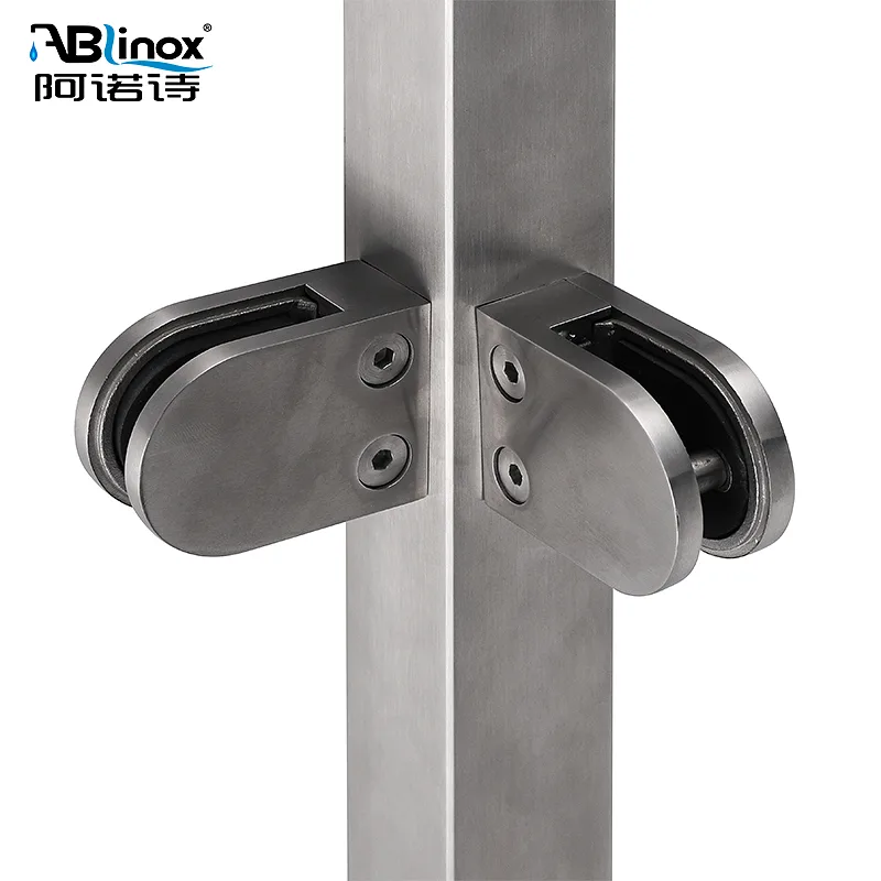 Stainless Steel 304 Staircase Handrail Balusters with Glass Clamp Stainless Steel 304 Staircase Handrail Balusters with Glass Clamp