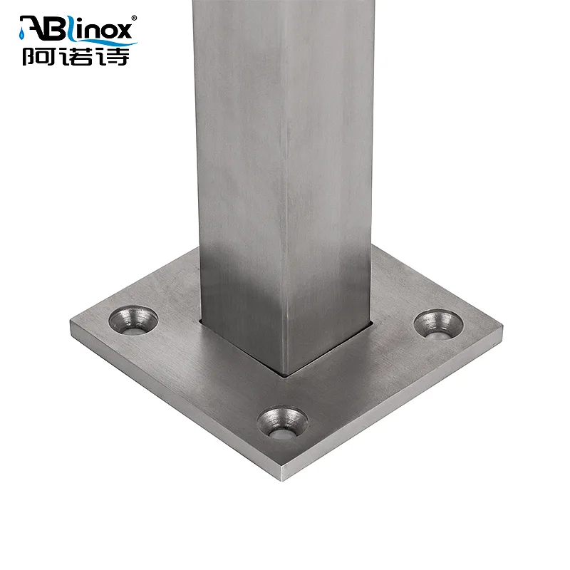 Stainless Steel 304 Staircase Handrail Balusters with Glass Clamp Stainless Steel 304 Staircase Handrail Balusters with Glass Clamp