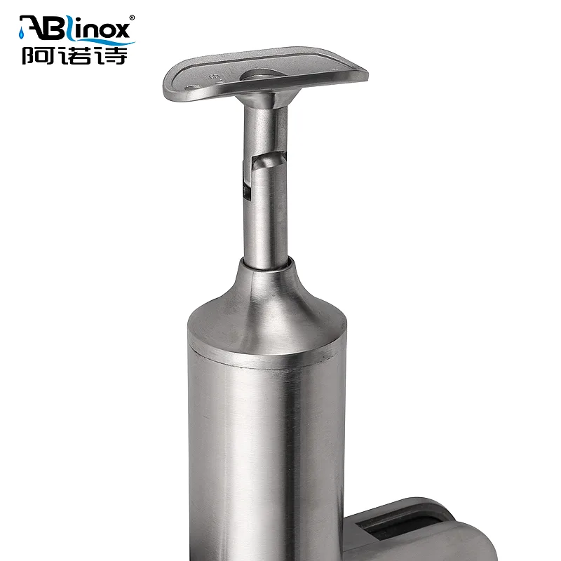 Stainless Steel Glass Balustrade Post With Glass Clamp Stainless Steel Glass Balustrade Post With Glass Clamp