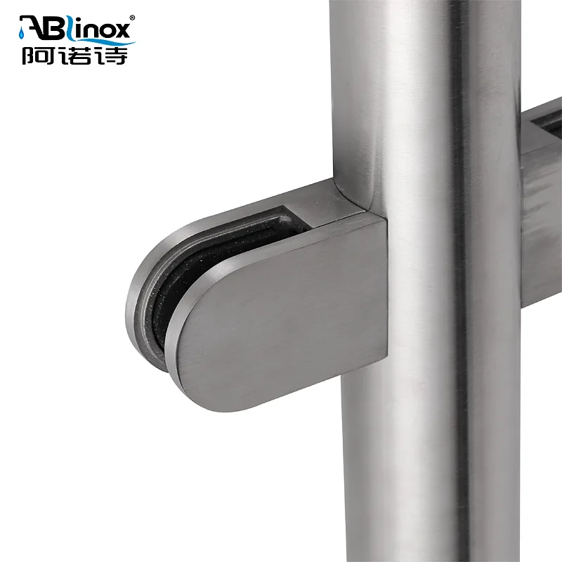 Stainless Steel Glass Balustrade Post With Glass Clamp Stainless Steel Glass Balustrade Post With Glass Clamp