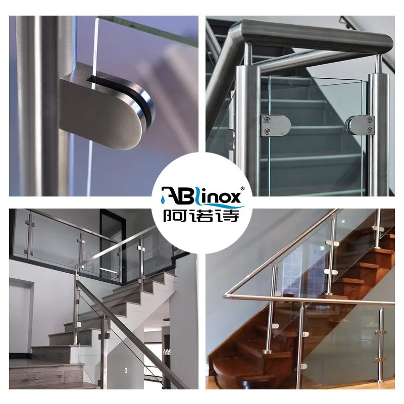 Stainless Steel Glass Balustrade Post With Glass Clamp Stainless Steel Glass Balustrade Post With Glass Clamp