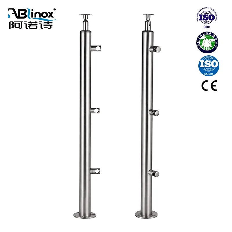 Stainless Steel Side Mounted Balustrade Post