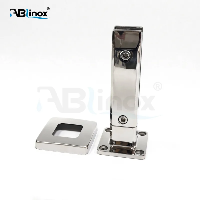 Custom Stainless Steel Square Glass Spigot Custom Stainless Steel Square Glass Spigot