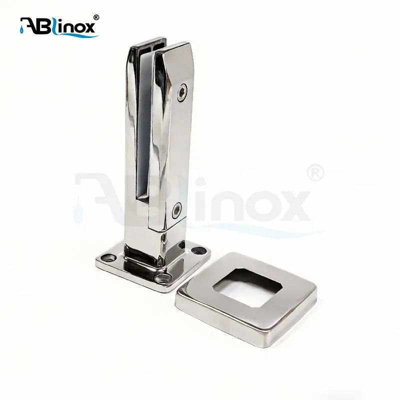 Custom Stainless Steel Square Glass Spigot Custom Stainless Steel Square Glass Spigot