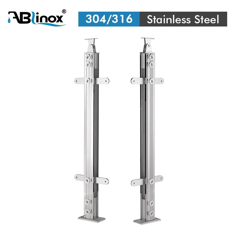 Glass Railing Balustrades Post Stainless Steel Stair Handrails Glass Railing Balustrades Post Stainless Steel Stair Handrails