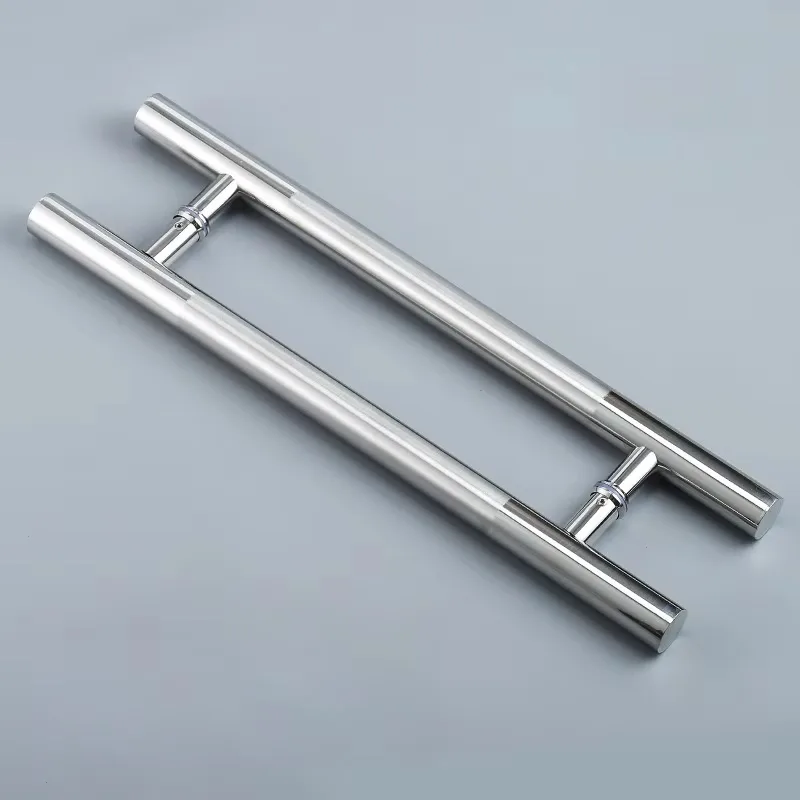 Double-Sided Stainless Steel Glass Door Handle Double-Sided Stainless Steel Glass Door Handle