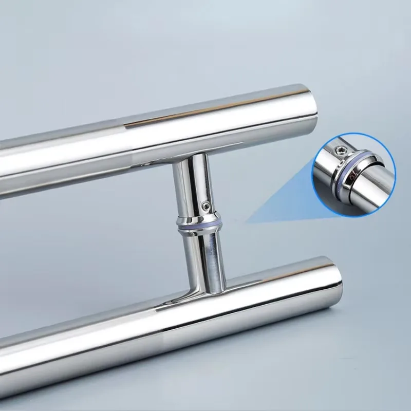 Double-Sided Stainless Steel Glass Door Handle Double-Sided Stainless Steel Glass Door Handle