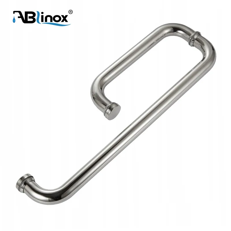 Square Stainless Steel Shower Door Handle Square Stainless Steel Shower Door Handle