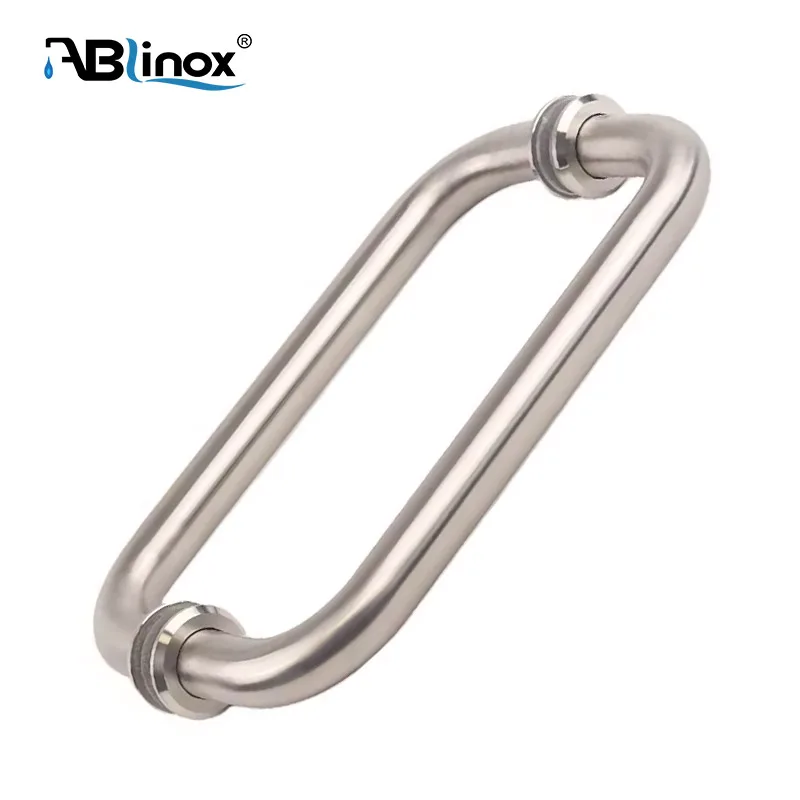 Square Stainless Steel Shower Door Handle Square Stainless Steel Shower Door Handle