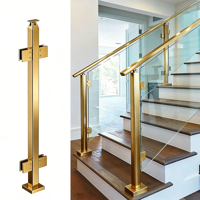 Stainless Steel Glass Railing Post Home Outdoor Stainless Steel Glass Railing Post Home Outdoor
