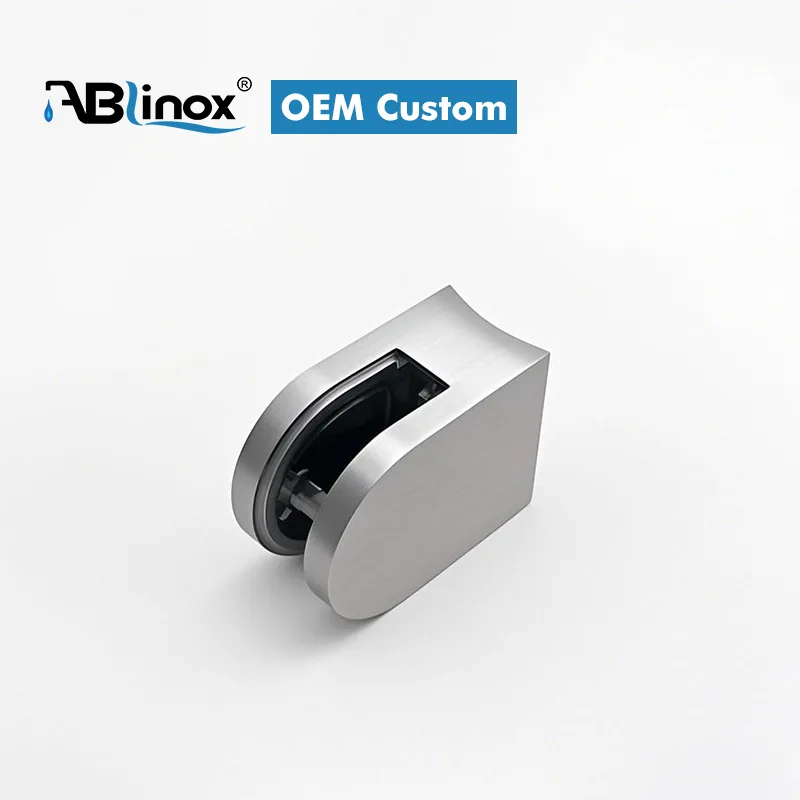 Custom Stainless Steel Glass Clamp Custom Stainless Steel Glass Clamp