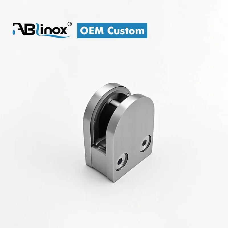 Custom Stainless Steel Glass Clamp Custom Stainless Steel Glass Clamp