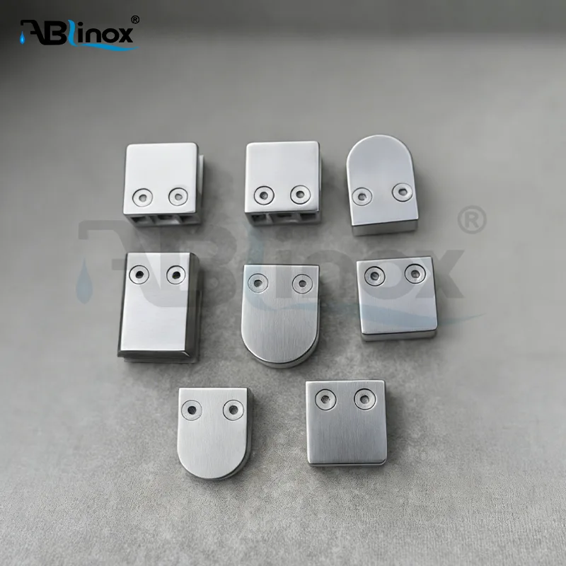 Custom Stainless Steel Glass Clamp Custom Stainless Steel Glass Clamp