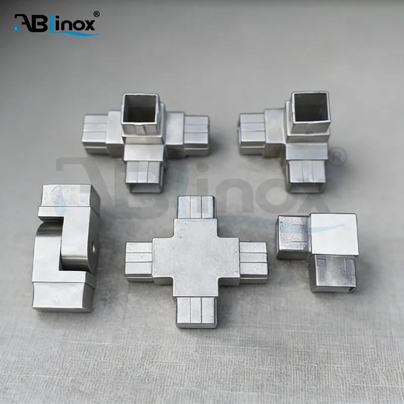 30mm/40mm Stainless Steel 3 Way Square Tube Connectors 30mm/40mm Stainless Steel 3 Way Square Tube Connectors