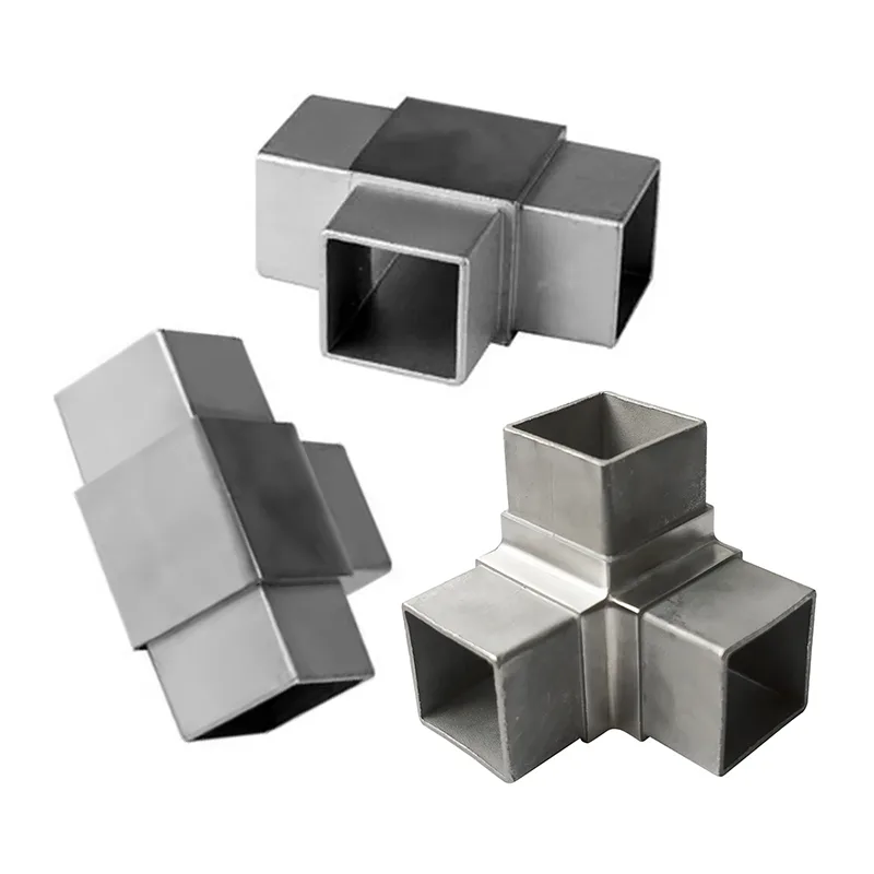 30mm/40mm Stainless Steel 3 Way Square Tube Connectors 30mm/40mm Stainless Steel 3 Way Square Tube Connectors