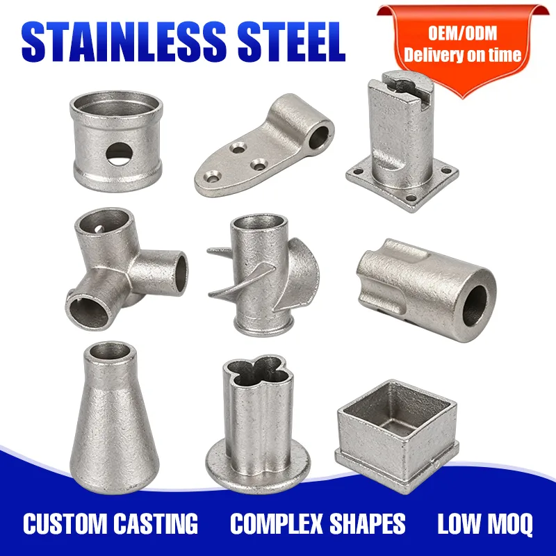 Custom Stainless Steel Investment Casting Pipe Fittings Custom Stainless Steel Investment Casting Pipe Fittings