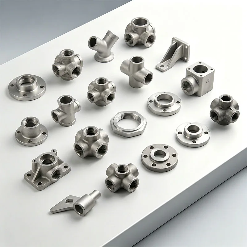 Custom Stainless Steel Pipe Fittings & Valve Components Custom Stainless Steel Pipe Fittings & Valve Components